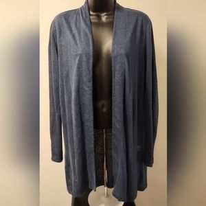 J. Jill 100% Linen Cardigan, Blue, Size Extra Small, Great Condition!